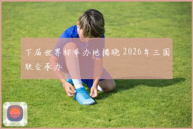 下届世界杯举办地揭晓 2026年三国联合承办