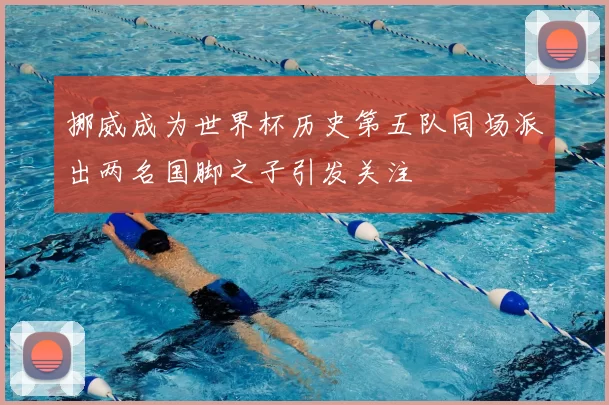 挪威成为世界杯历史第五队同场派出两名国脚之子引发关注